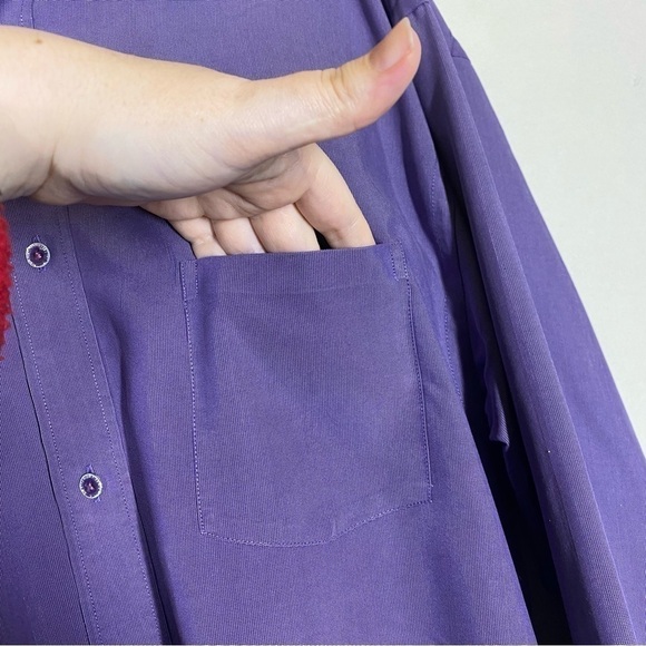 Ted Baker London Button Up Dress Shirt Ted Size 4 or US Large - Picture 4 of 13